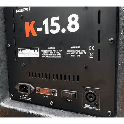 Sub Ativo 15 Ksr Pro 800w Rms K-15.8a Woofer Jbl Limiter + Cor Preto