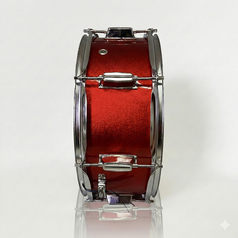 Caixa De Bateria 14 X 5,5 Tarol Sonata Solid Basswood Vermelho