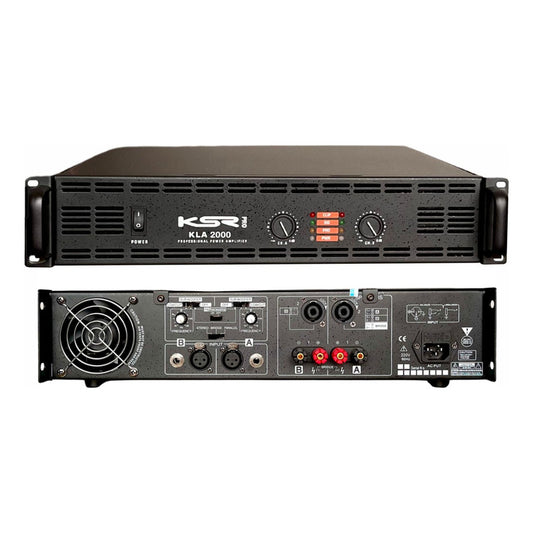Amplificador Potencia Profissional 2000w Ksr Kla2000 110v Preto 2000 W 127v