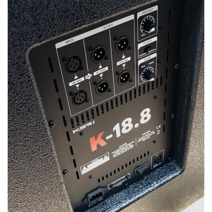 Sub Ativo + Passivo 18 Polegadas Ksr Pro 800w Rms Woofer Jbl Preto Bivolt
