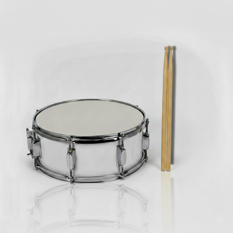 Caixa De Bateria 14 X 5,5 Tarol Sonata Solid Basswood Branco