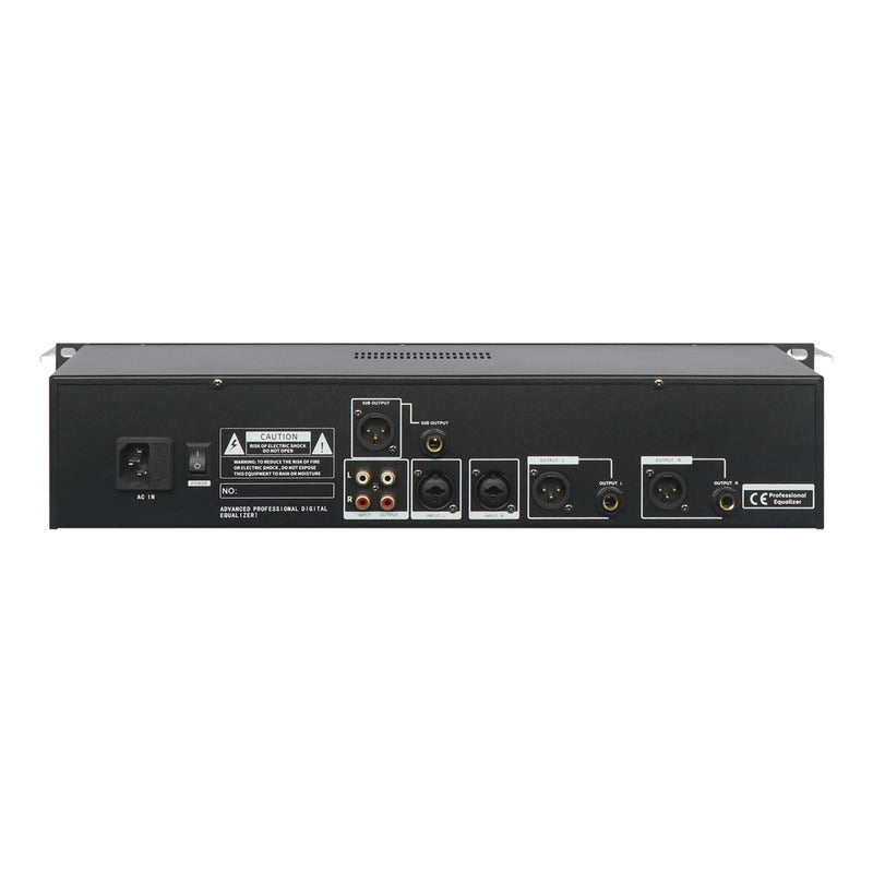Equalizador Digital Dsp 31 Bandas Espectro Profissional Ksr 110v