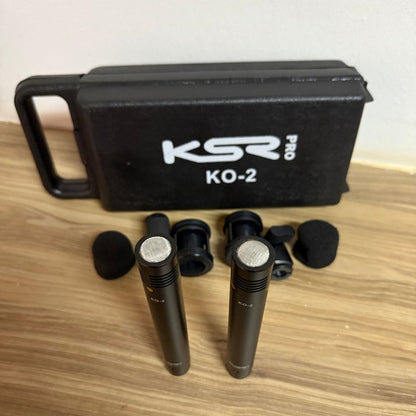 Microfone Prato Over Acustico Condensador Cardioide Ksr Ko2 Preto