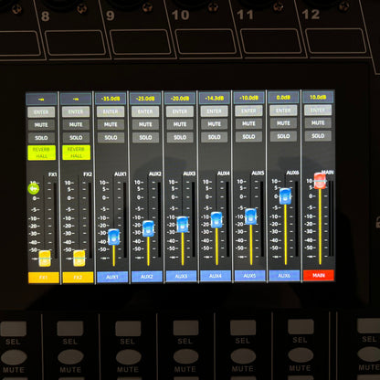 Mesa Digital 20 Canais Faders Motorizados Lcd7 Ksr Pro Kmd20 127/220v