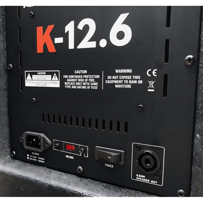 Subwoofer Ativo E Passivo 12'' Ksr Pro K-12.6 Preto 600w Rms Jbl 127/220v