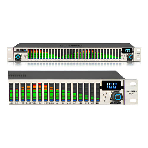 Equalizador Digital Analizador Espectro Ksr Mu31 Si Compact Prata - 110v