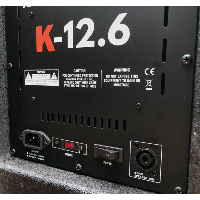 Sub Ativo + Passivo 12 Polegadas Ksr Pro 600w Rms Woofer Jbl Preto Bivolt