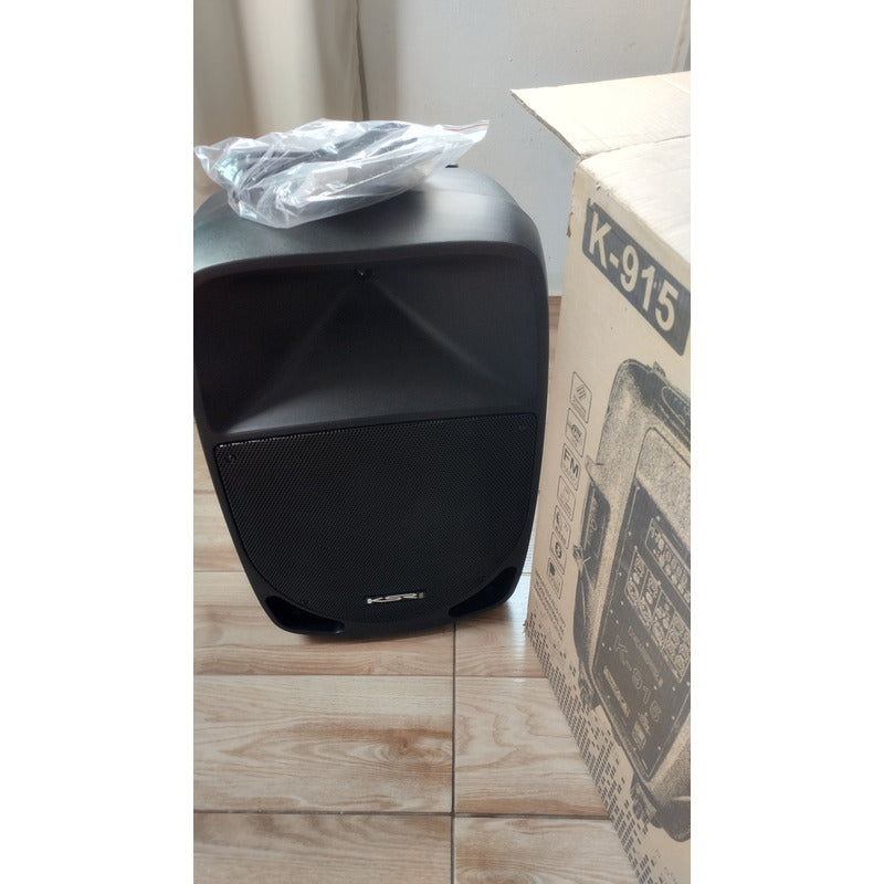 Caixa Ativa 15 Polegadas Profissional 700w Rms Ksr Pro K915 Preto 127/220v