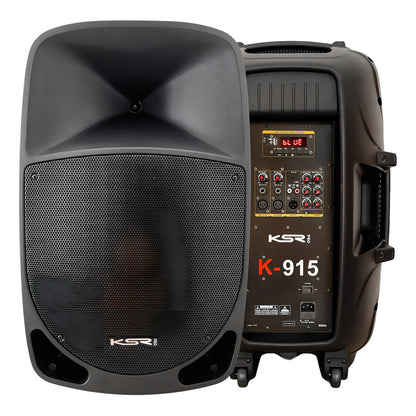 Caixa Ativa 15 Polegadas Profissional 700w Rms Ksr Pro K915 Preto 127/220v