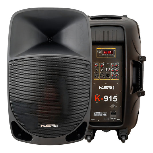 Caixa Ativa 15 Polegadas Profissional 700w Rms Ksr Pro K915 Preto 127/220v