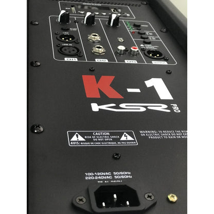 Kit Som Caixa Ativa 15 Ksr K1 + Mesa 06 + Tripe + Cabo 5m Preto 127/220v