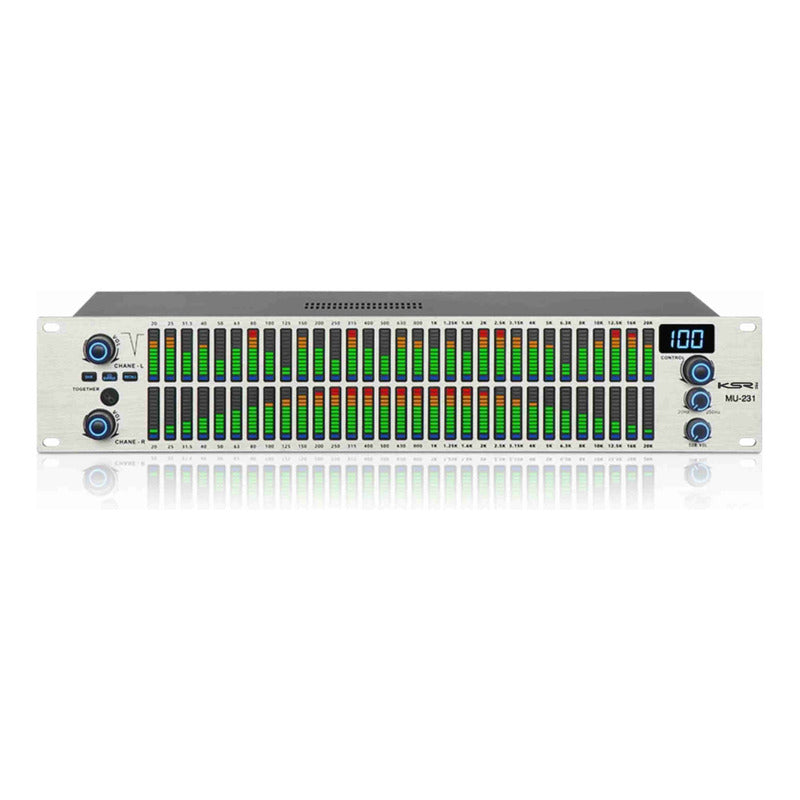 Equalizador Digital Dsp 31 Espectro Profissional Ksr 231 Si 110v