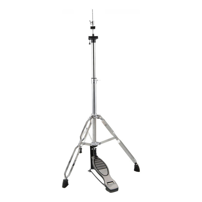 Kit 4 Estante De Prato Girafa Reta Caixa Maquina De Chimbal Prateado