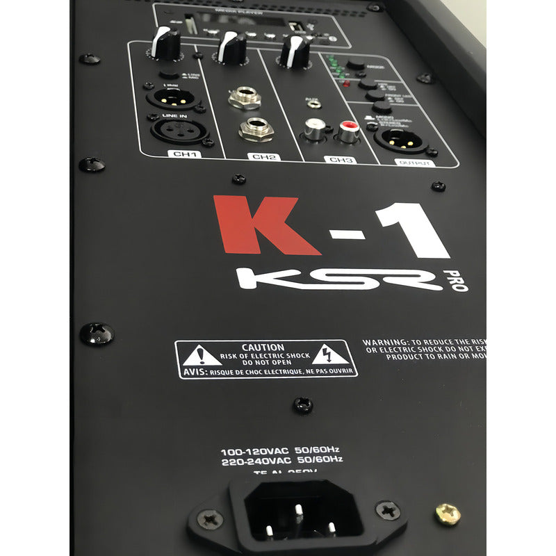 Amplificador Ksr Pro Para Reposição Da Caixa Ativa K1 1000w Cor Preto Potência De Saída Rms 1 Kw Preto 1000 W 127/220v