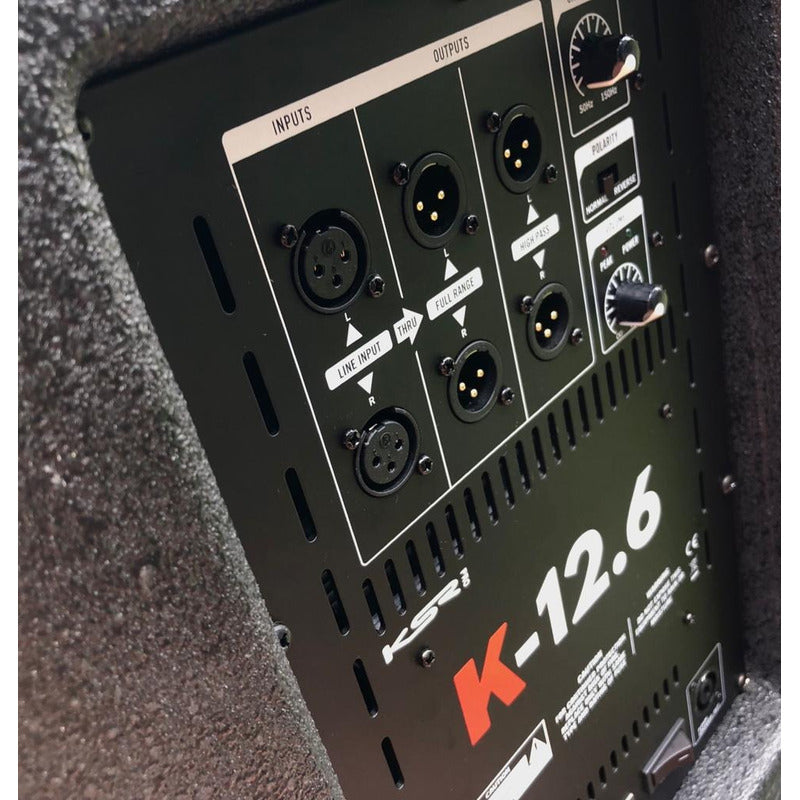 Sub Ativo 12  Ksr Pro 600w Rms K-12.6a Woofer Jbl Limiter + Preto Bivolt