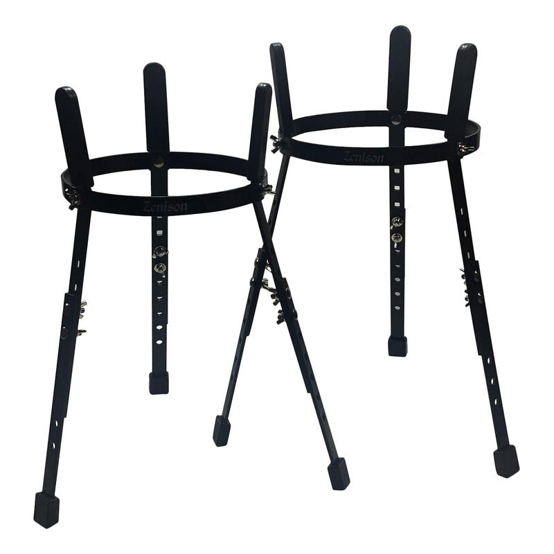 Par De Congas Com Suporte Pele Animal Sonata 10,5 11,5 Nat Creme