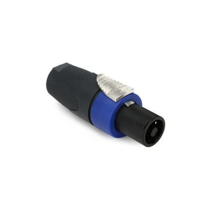 24 Plug Speakon 12 Macho E 12 Femea Metal Ksr Pro Neutrik Preto Com Azul