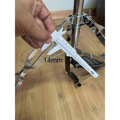 Maquina Chimbal Estante Hi Hat Pratos Bateria Sonata H22h Prateado