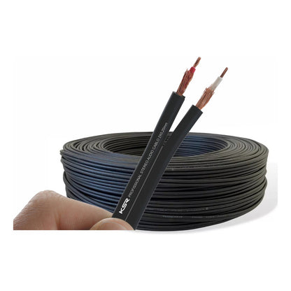 200 Mts Fio Phillips Audio Estereo C/ Malha 2x0,20mm Ksr P20