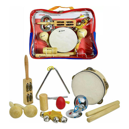 Kit Bandinha Criança Sonata 9 Intrumentos + Mochila Infantil