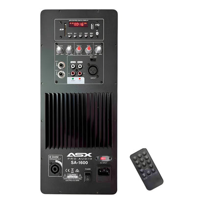 Ativador Caixa De Som Amplificador Full 900w Asx Sa1600 Preto 900 W 127/220v