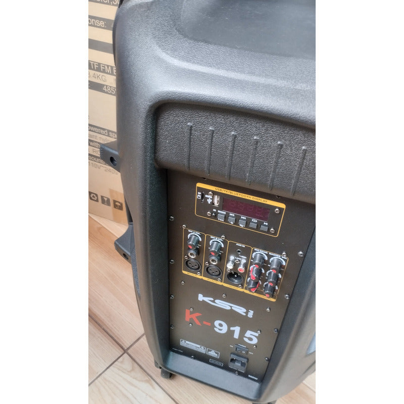 Caixa Ativa 15 Polegadas Profissional 700w Rms Ksr Pro K915 Preto 127/220v