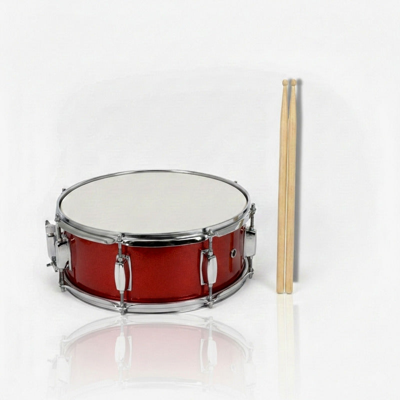 Caixa De Bateria 14 X 5,5 Tarol Sonata Solid Basswood Vermelho
