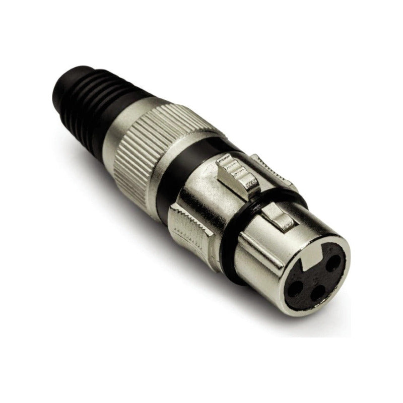 Kit 50 Plug Xlr Macho E Femea Cannon Ksr Pro Microfone Dmx 25.macho-25.femea