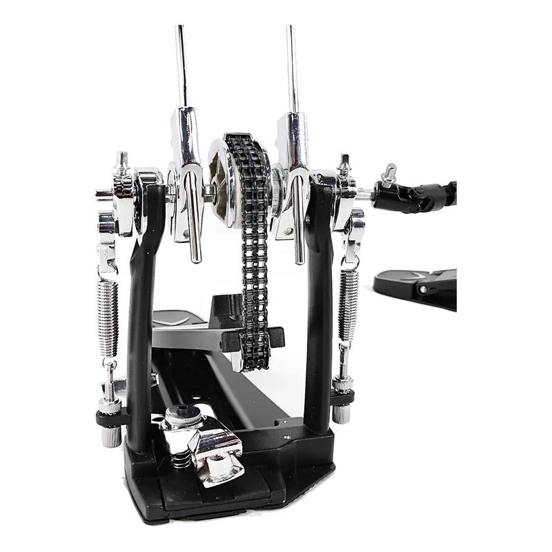 Pedal Duplo Bumbo Bateria Corrente Dupla Sonata Naja Db3000