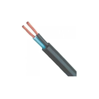 Fio Cabo Pp Extensao 2 X 1 Mm² 20 Mts + Tomadas Brindes  Preto