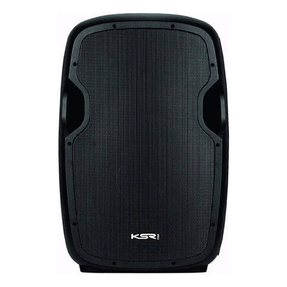Caixa Ativa 15 Polegadas Ksr Ativa K815 500w Preto Com Mesa E Tripé 127/220v