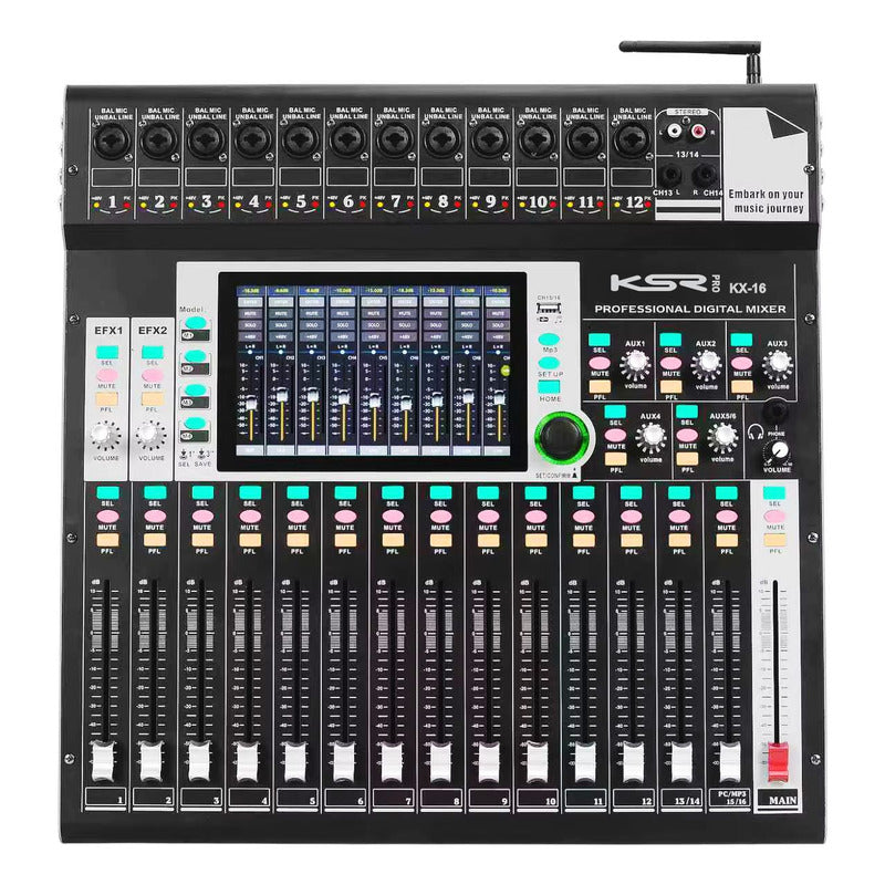 Mesa Digital 16 Canais Comp. Gate P Canal Lcd7 Ksr Pro Kx16 127/220v