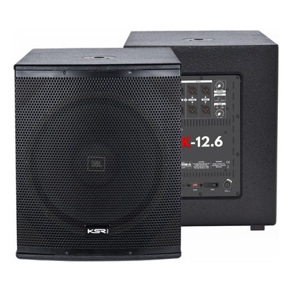 Sub Ativo 12  Ksr Pro 600w Rms K-12.6a Woofer Jbl Limiter + Preto Bivolt