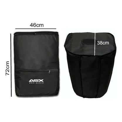 Capa Bag Caixa Ativa Asx S1500, Ksr Pro K815, K915 15 Pol. Preto