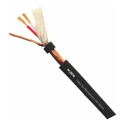 Cabo Microfone Balanceado Estereo 100 Metro Ksr S30 C/20 Xlr