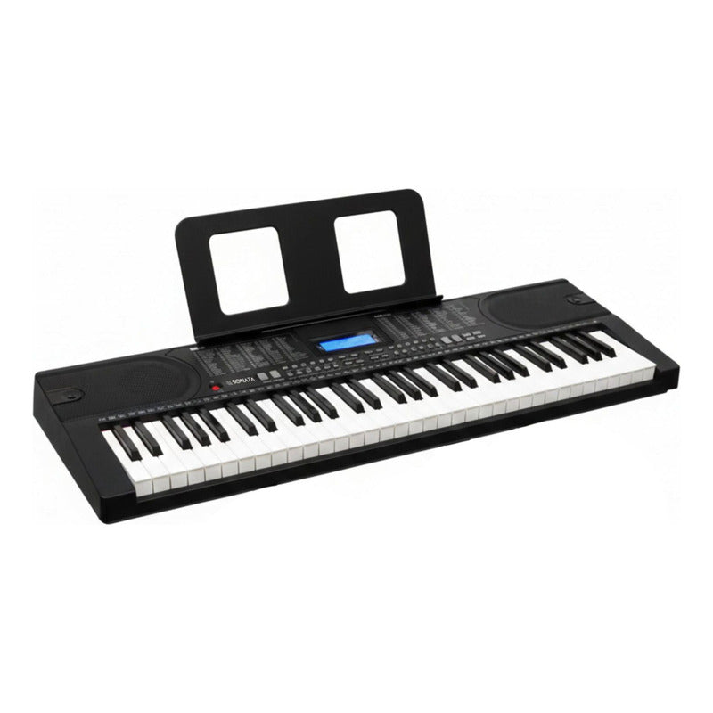 Teclado Musical Sensitivo 5/8 61 Teclas Sonata Sk8000 127/220v Preto