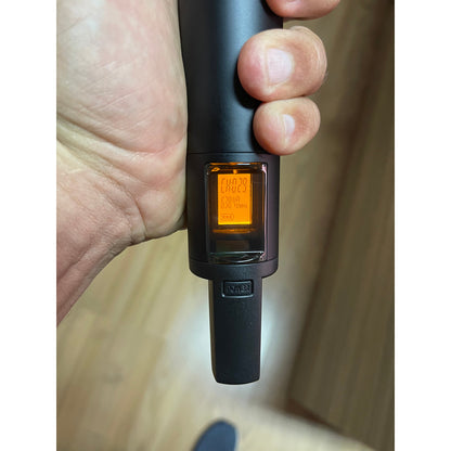 Microfone Sem Fio Duplo Profissional Recarregável Ksr Kt6m Preto