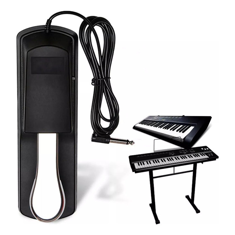 Pedal Sustain Universal Mellody Tb100 Teclado Piano Yamaha Casio