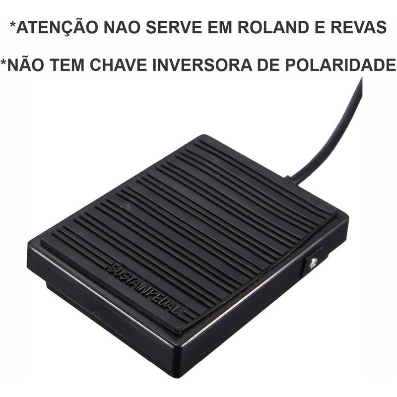 Pedal Sustain Mellody Tb200 Serve Teclado Piano Yamaha Casio