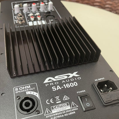 Ativador Caixa De Som Amplificador Full 900w Asx Sa1600 Preto 900 W 127/220v