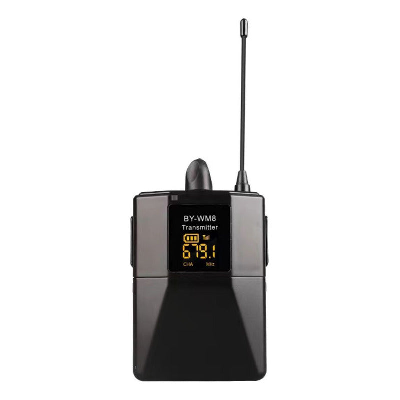 Microfone Sem Fio Headset Quadruplo Ksr Pro Br6080 200 Canal Preto