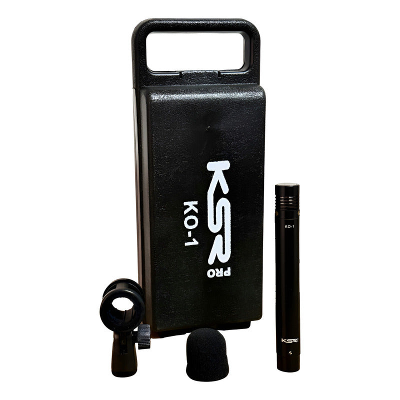 Microfones Prato Over Acustico Condensador Cardioide Ksr Ko1 Preto