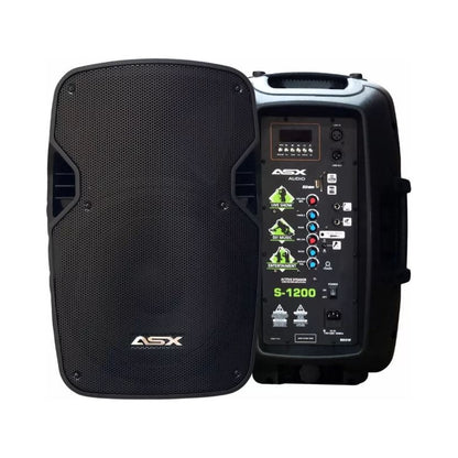 Kit Som Igreja Bar Caixa Ativa 12 Asx S1200 + Mesa 6 + Cabo Preto