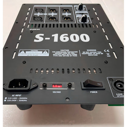 Amplificador Para Sub Ativador 1600w Classe D Asx Pro Audio Cor Preto Potência De Saída Rms 1600 W Bi-volt Chave