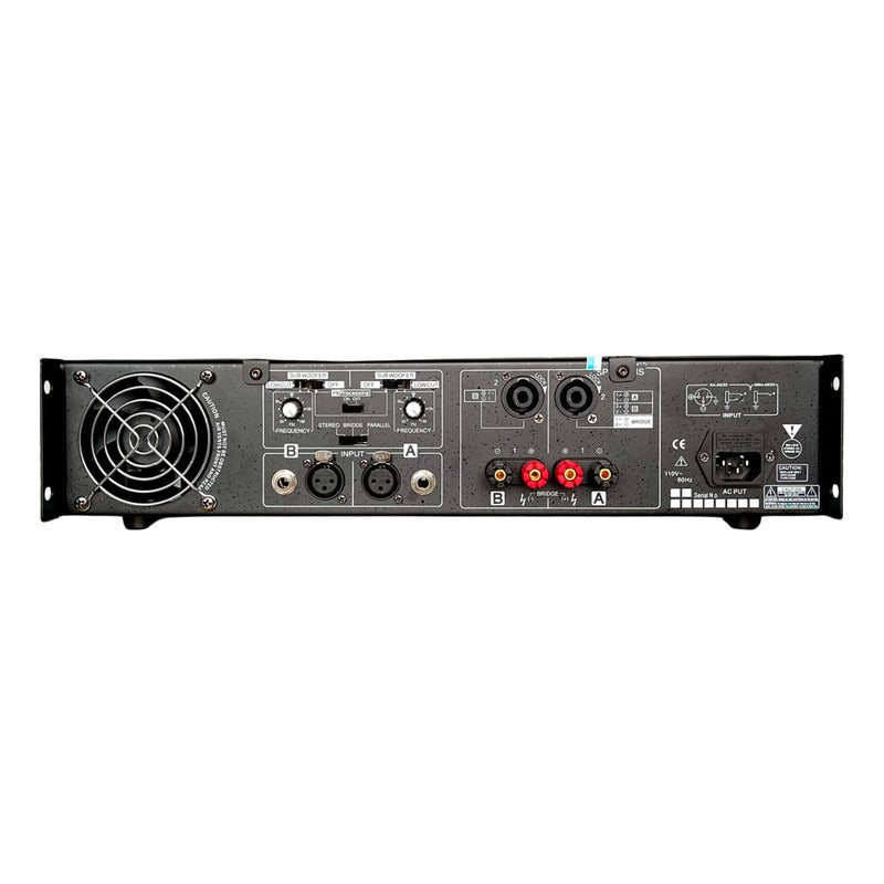 Potencia Som Profissional Kla 2000w Rms Ksr Kla1000 X2 Cross Preto 2000 W 220v