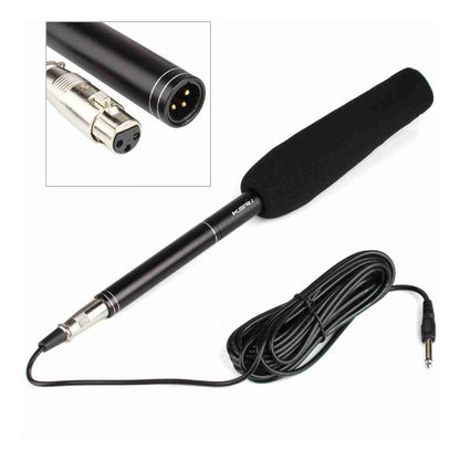 Microfone Shotgun Camera Ksr Kt81 Condensador Boom