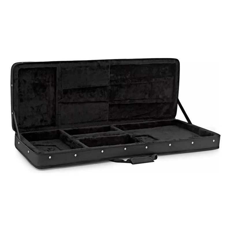 Case Para Contra Baixo Rígido Sonata Interior Em Pelúcia Ka4 Cor Preto