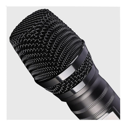 Microfone Sem Fio Quadruplo Ksr Pro Br6080 200 Canais Uhf Preto