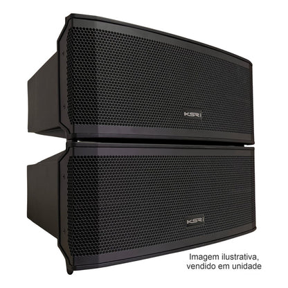 Caixa De Som Line Array Passiva Ksr Pro 2x6,5 + 2xti 480w V6 Preto Passivo