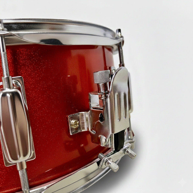 Caixa De Bateria 14 X 5,5 Tarol Sonata Solid Basswood Vermelho